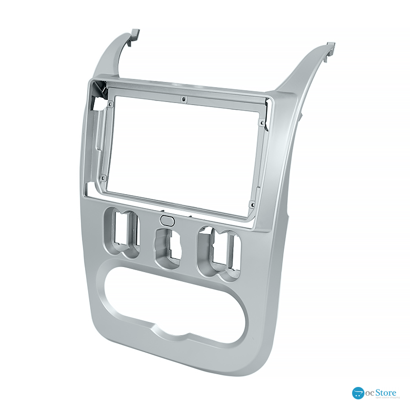 Переходная рамка Renault Dacia Logan 2009-2013 Sandero 2007-2011 Nissan NP200 2009+ Dacia Duster 2010-2013 (RE 021N) 7179 9" Silver