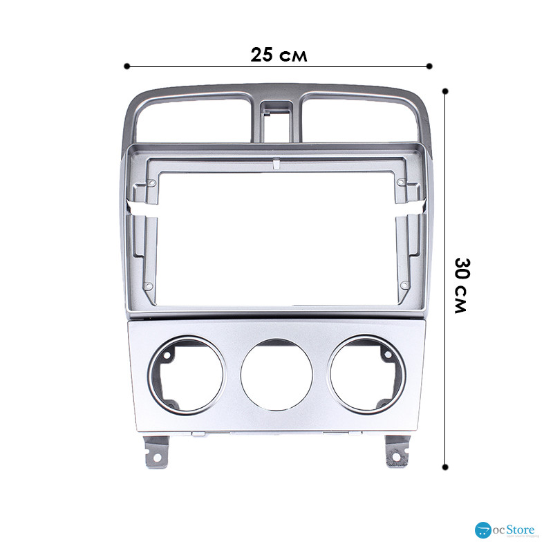 Переходная рамка Subaru Forester 2002-2008 (5290) 9" Silver