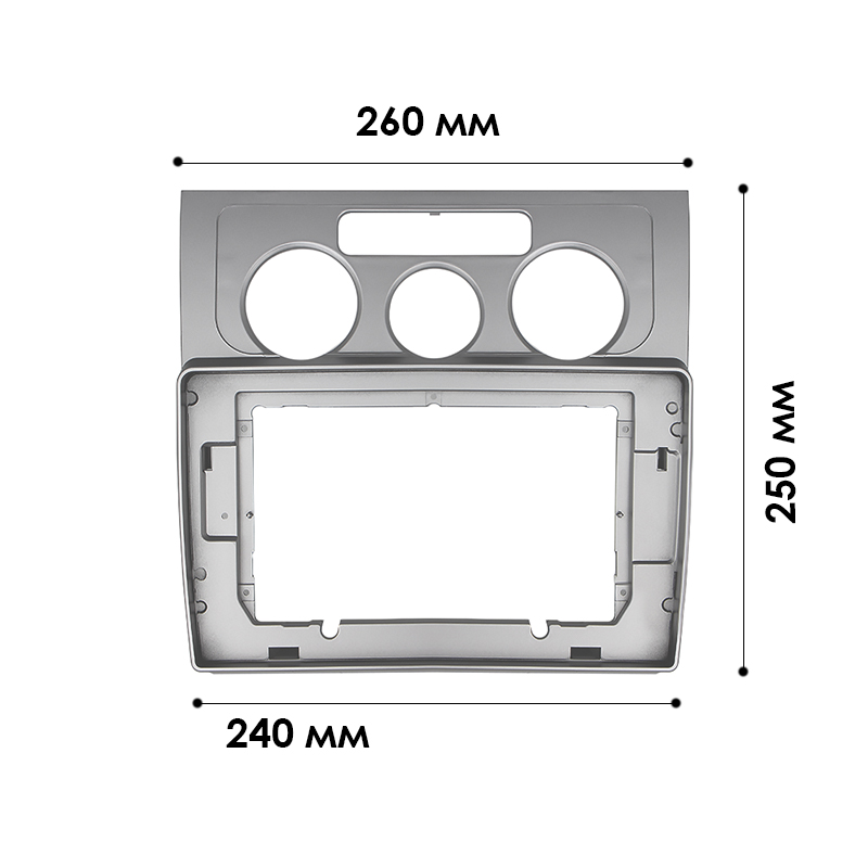 Переходная рамка Volkswagen Touran 2003-2010 (7442) 10.1"
