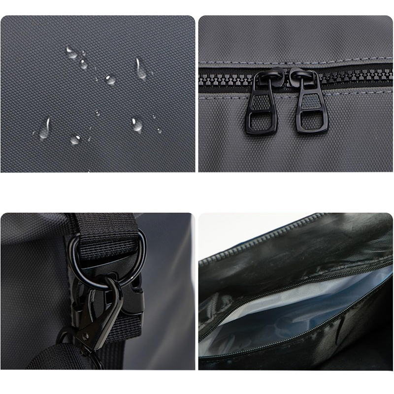 Сумка дорожная 66 спортивная с карманом снаружи с регулируемым плечевым ремнем Gray