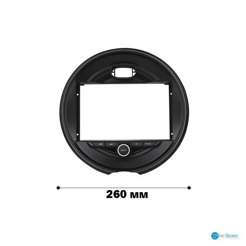 Штатный комплект переходная рамка BMW Mini 2014-2020 + адаптер питания (1234-317) 9"