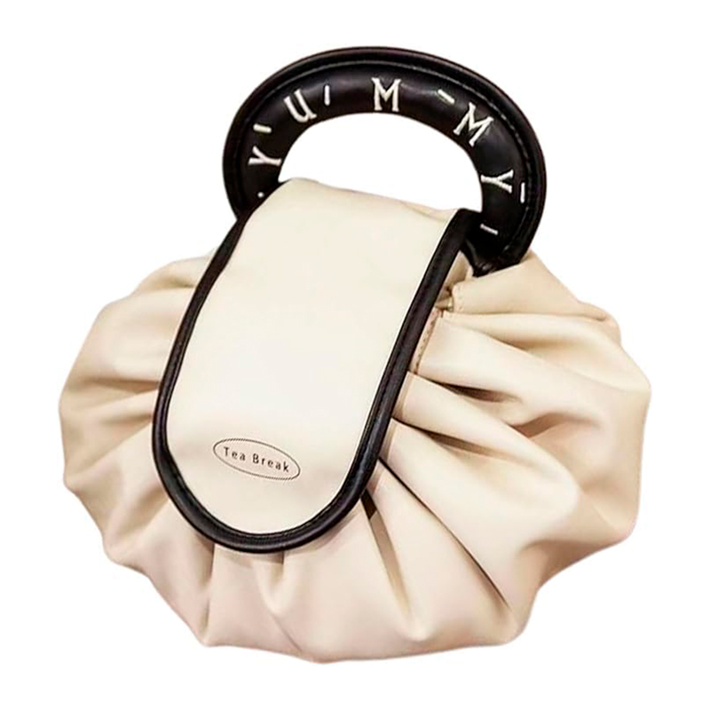 Женская косметичка #4018 несесер органайзер бьюти кейс сумка органайзер для путешествий Beige