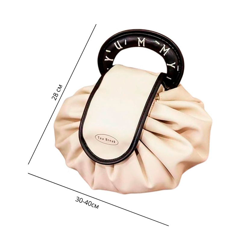 Женская косметичка #4018 несесер органайзер бьюти кейс сумка органайзер для путешествий Beige