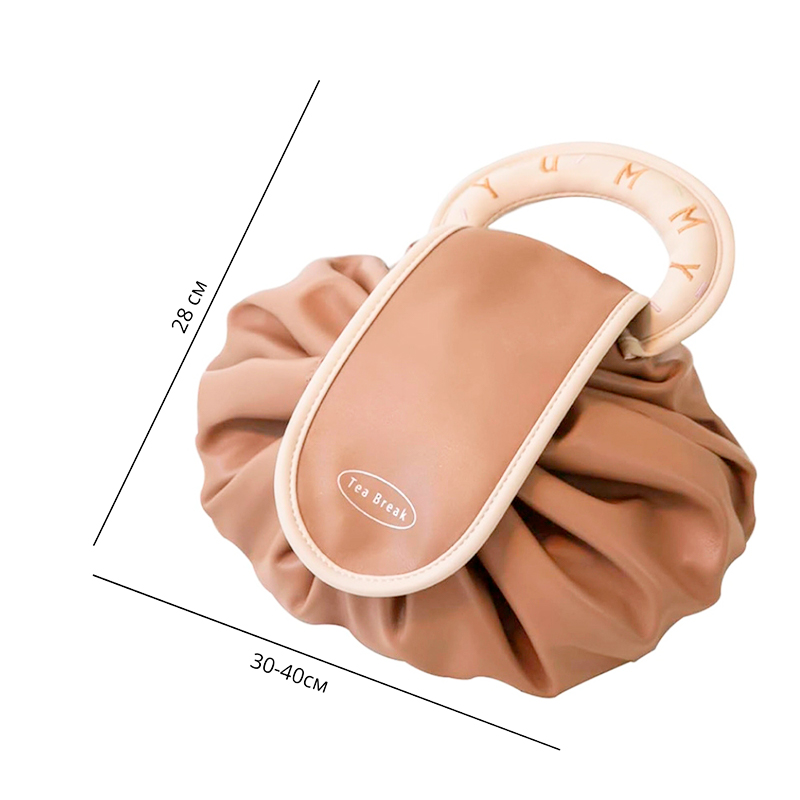 Женская косметичка #4018 несесер органайзер бьюти кейс сумка органайзер для путешествий Brown