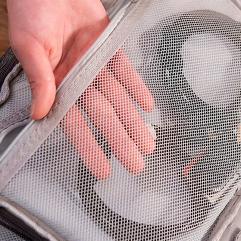 Сумка органайзер # 082 для хранения проводов зарядок кабелей аксессуаров флешек  Black