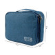 Сумка органайзер # 082 для хранения проводов зарядок кабелей аксессуаров флешек  Blue