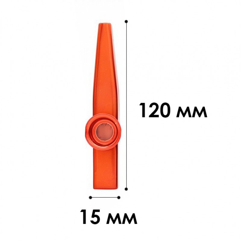 Музыкальный инструмент Kazoo реабилитационное оборудование тренировка мышц рта казу Red