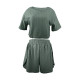 Женский комплект для дома и сна SM24107A футболка и шорты женская пижама Green XL