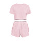 Женский комплект для дома и сна SM24107A футболка и шорты женская пижама Pink L