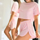Женский комплект для дома и сна SM24107A футболка и шорты женская пижама Pink S