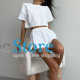 Женский комплект для дома и сна SM24107A футболка и шорты женская пижама White S