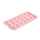 Пластиковая форма для льда 1178 Бриллиант Pink 18 отделений
