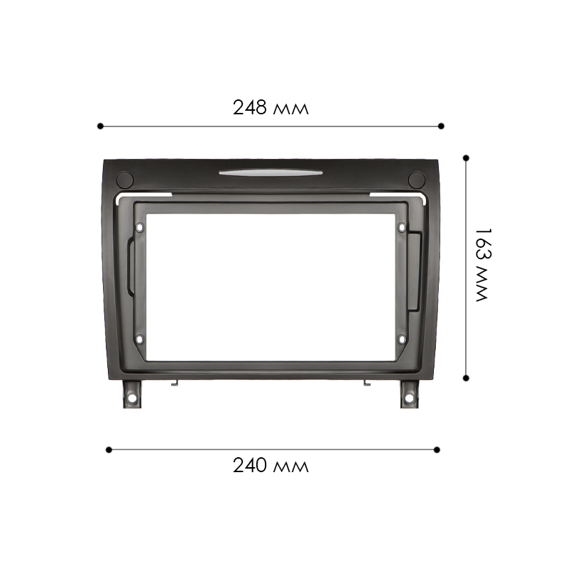 Переходная рамка Mercedes-Benz SLK-Class R171 2004-2011 (6837) 9"