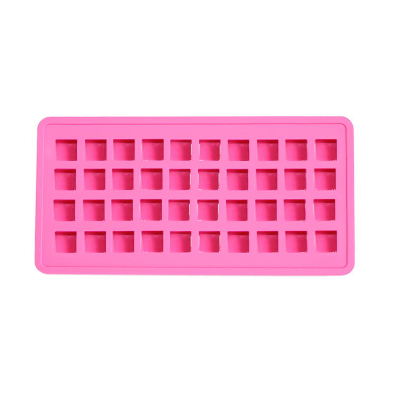 Силиконовая форма для льда CUMENSS AI-2016 40 ячеек Pink