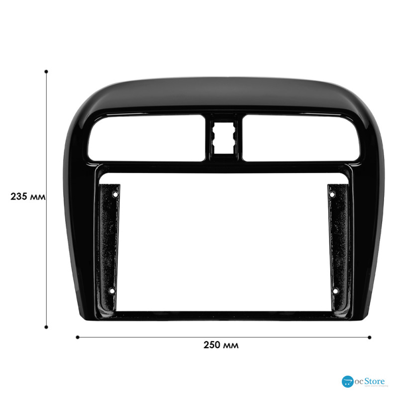 Переходная рамка Mitsubishi Mirage 2012-2018 (6753) 9"