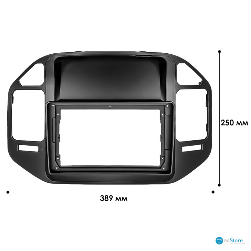 Переходная рамка Mitsubishi Pajero 1999-2006 (6750) 9"