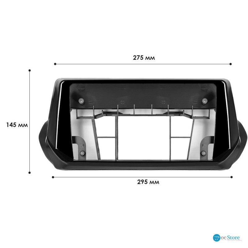 Переходная рамка Peugeot 2008 2019-2021 (7585) 9"