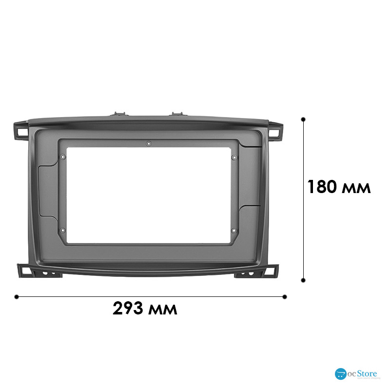 Переходная рамка Toyota Land Cruiser 100 2003-2008 Lexus LX 470 1998-2007 (2773) 10.1"