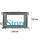 Переходная рамка Toyota Land Cruiser 100 2003-2008 Lexus LX 470 1998-2007 (2773) 10.1"