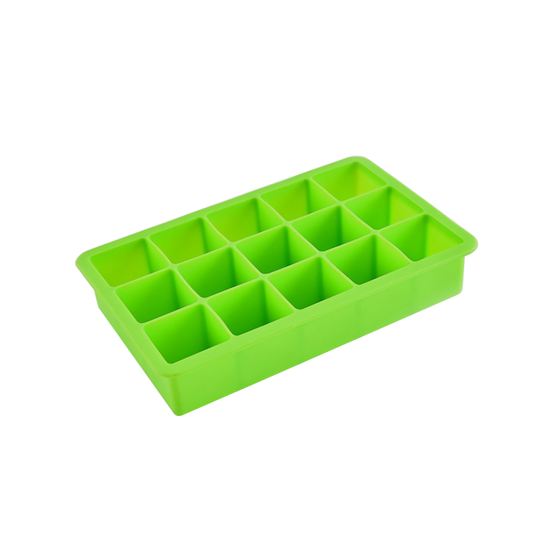 Силиконовая форма для льда CUMENSS AI-807 Cube 15 Green