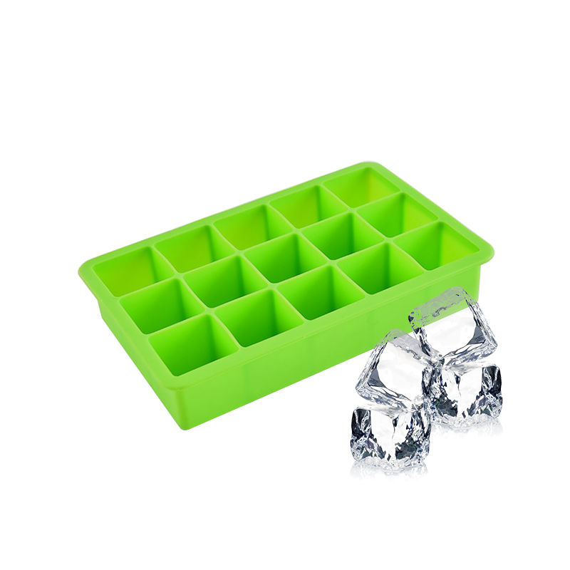 Силиконовая форма для льда CUMENSS AI-807 Cube 15 Green