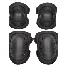 Тактические защитные наколенники Aokali F002 Black