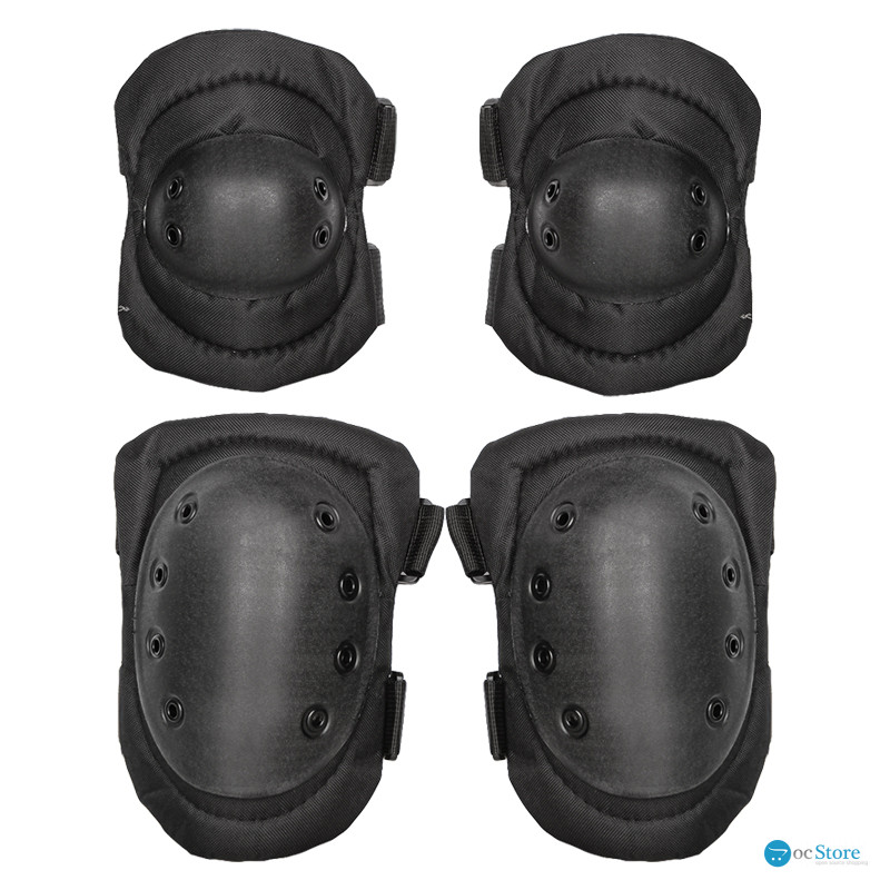 Тактические защитные наколенники Aokali F002 Black