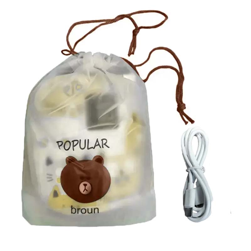 Портативный подогреватель AQW5G Cats для детской бутылочки USB 3 режима Turquoise