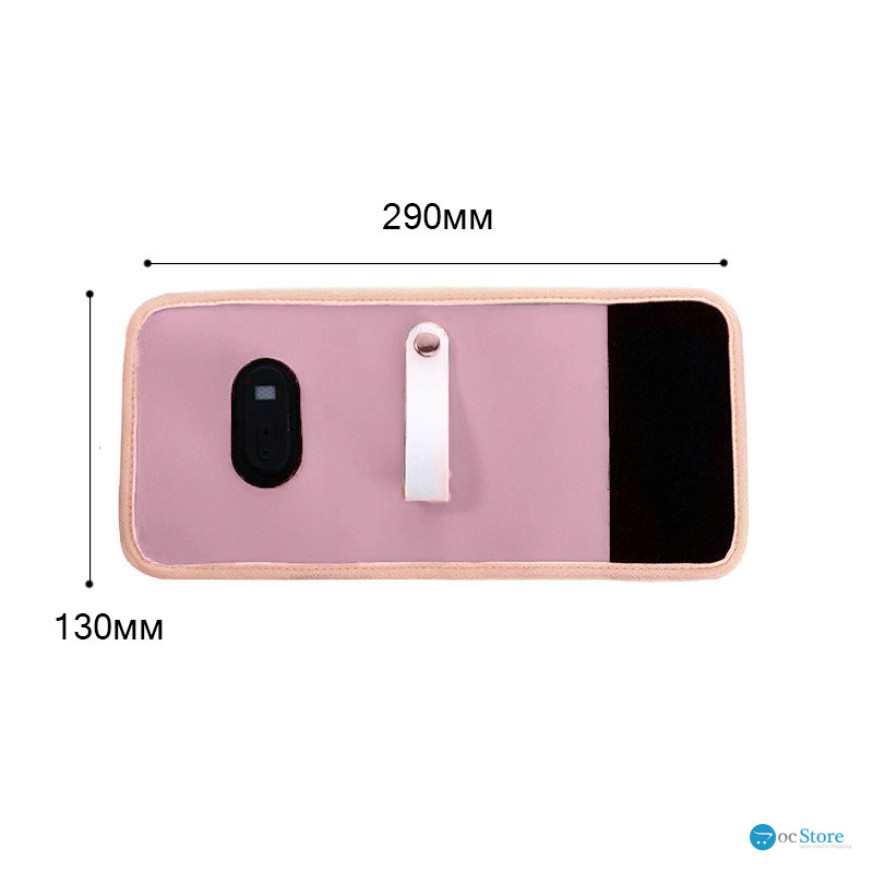 Портативный подогреватель N-022 для детской бутылочки USB цифровой дисплей Pink