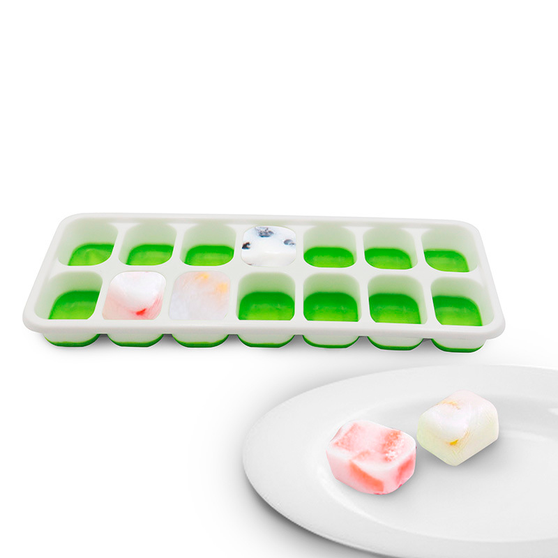 Силиконовая форма для льда CUMENSS AI-814 Cube 14 Green