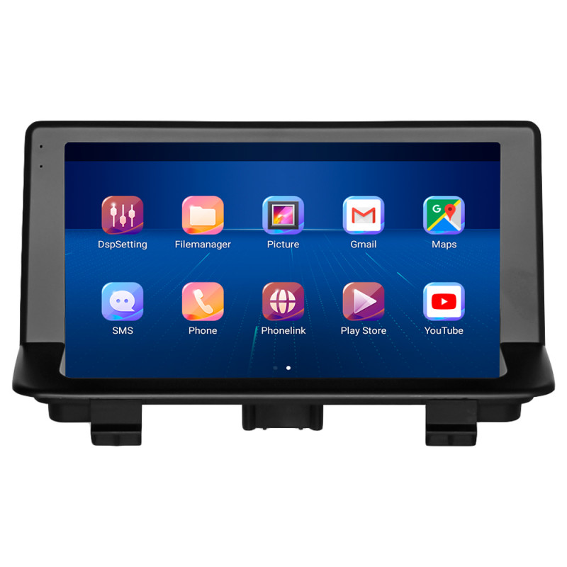 Штатная магнитола Lesko для Audi Q3 I (8U) Рестайлинг 2014-2018 экран 9" 4/32Gb 4G Wi-Fi GPS Top