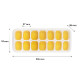 Силиконовая форма для льда CUMENSS AI-814 Cube 14 Yellow