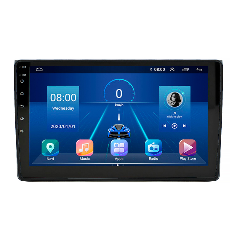 Штатная магнитола Lesko для Audi S4 III (B7) 2004-2008 экран 9" 4/32Gb 4G Wi-Fi GPS Top