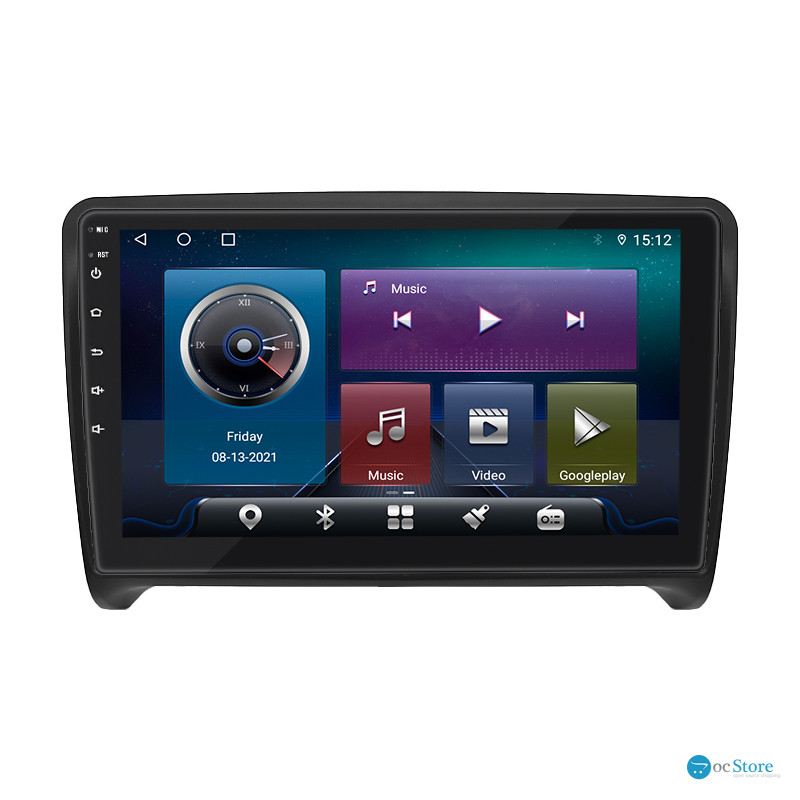 Штатная магнитола Lesko для Audi TT II (8J) 2006-2010 экран 9" 4/32Gb 4G Wi-Fi GPS Top