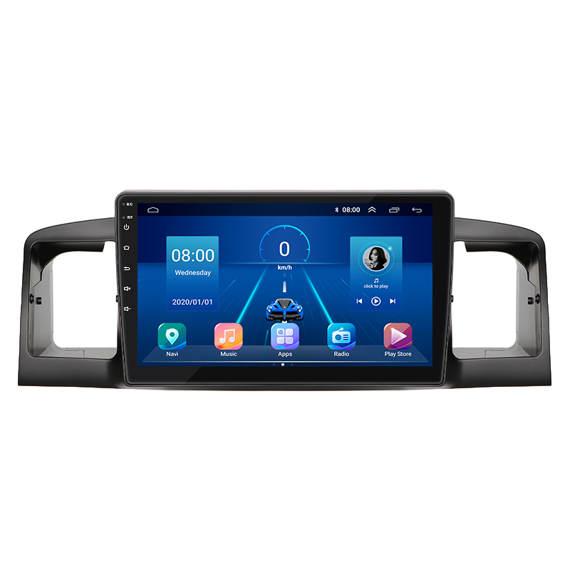 Штатная магнитола Lesko для BYD F3 II 2012-2018 экран 9" 4/32Gb 4G Wi-Fi GPS Top