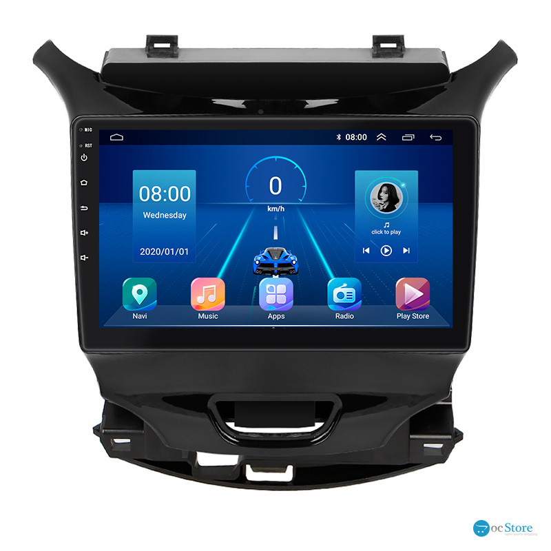 Штатная магнитола Lesko для Chevrolet Cruze II 2015-н.в. экран 9" 4/32Gb 4G Wi-Fi GPS Top