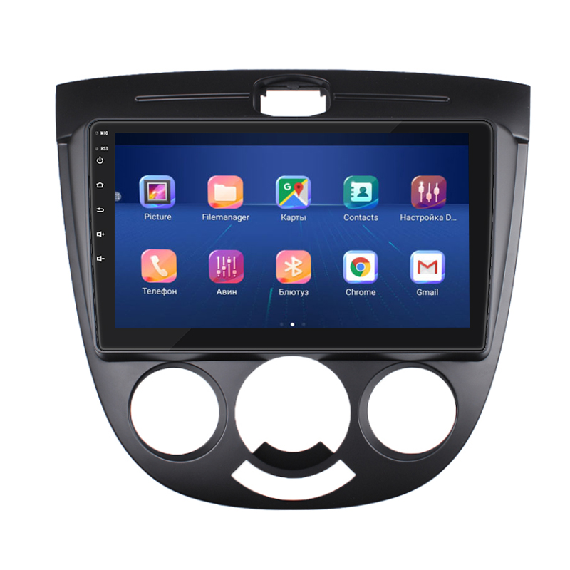 Штатная магнитола Lesko для Chevrolet Nubira  2003-2010 экран 9" 4/32Gb 4G Wi-Fi GPS Top