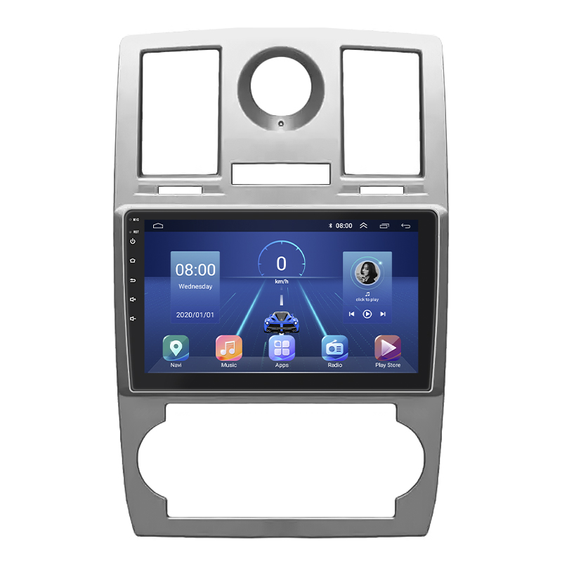 Штатная магнитола Lesko для Chrysler 300C I 2004-2011 экран 9" 4/32Gb 4G Wi-Fi GPS Top