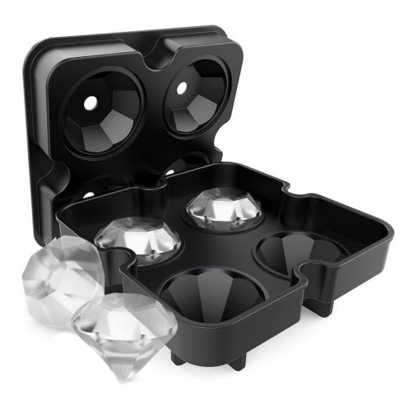 Силиконовая форма для льда CUMENSS Бриллиант Black
