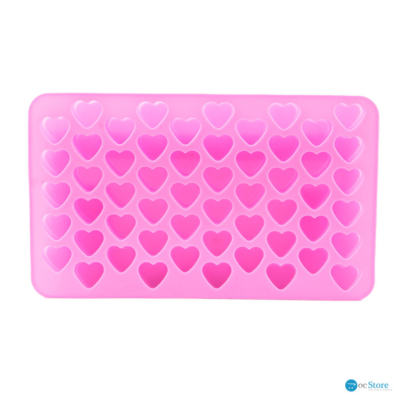 Силиконовая форма для льда CUMENSS Сердце Pink