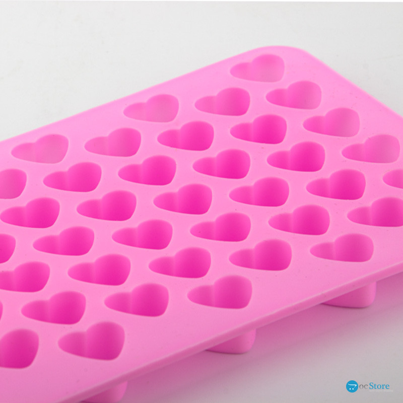 Силиконовая форма для льда CUMENSS Сердце Pink