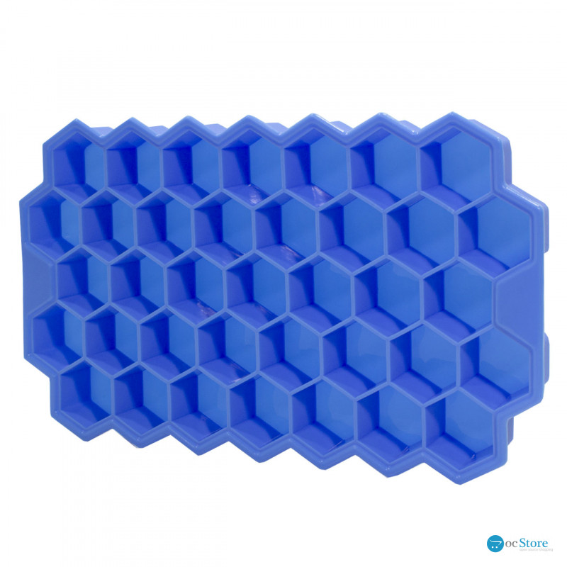 Силиконовая форма для льда CUMENSS Соты Blue