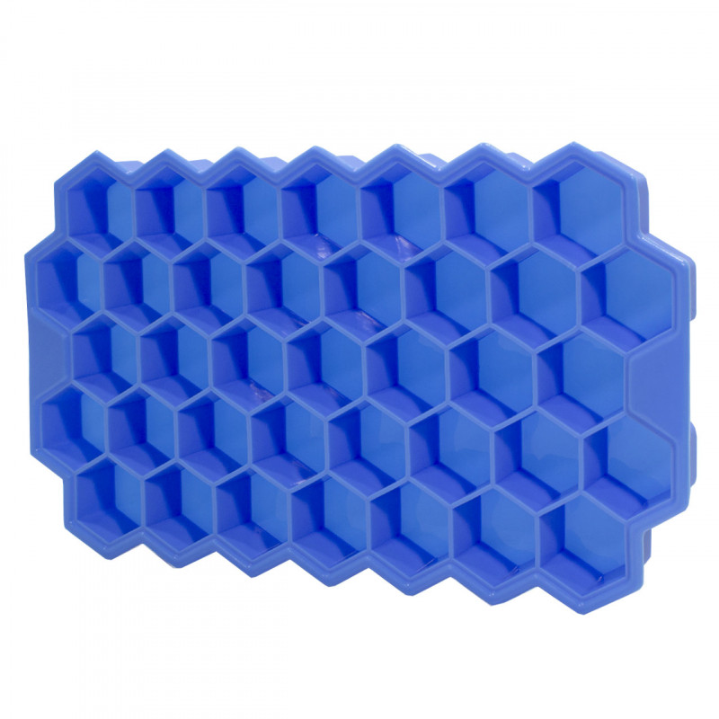 Силиконовая форма для льда CUMENSS Соты Blue
