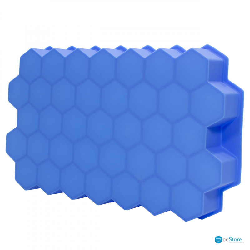Силиконовая форма для льда CUMENSS Соты Blue