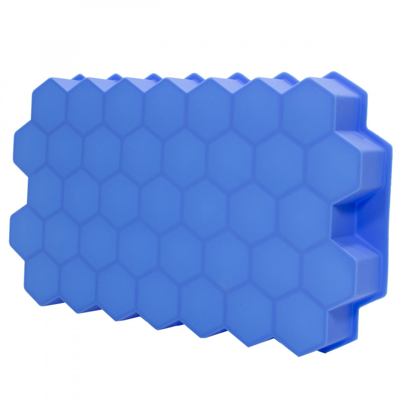 Силиконовая форма для льда CUMENSS Соты Blue
