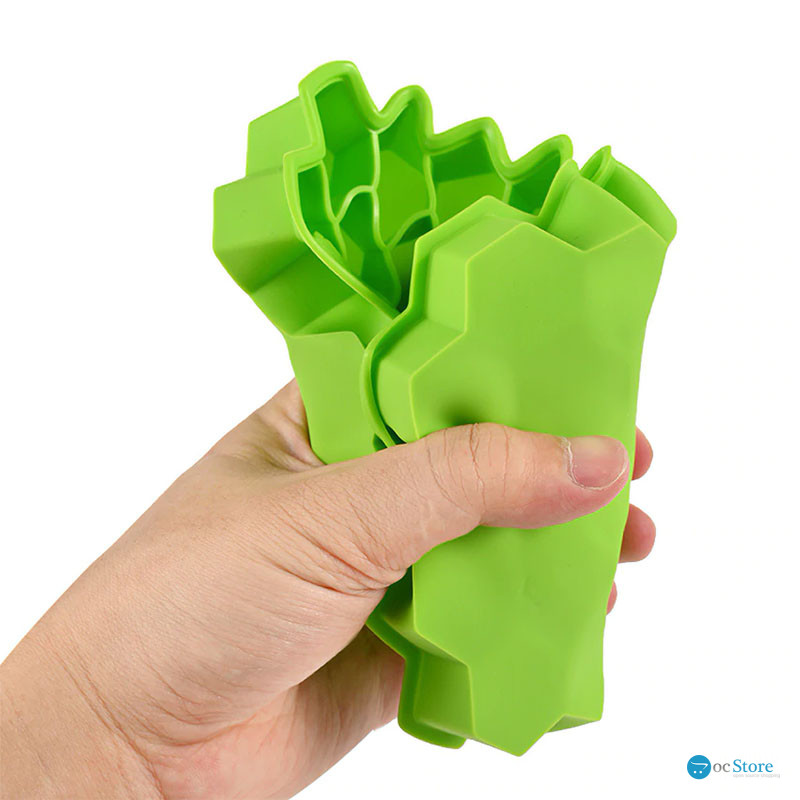 Силиконовая форма для льда CUMENSS Соты Green