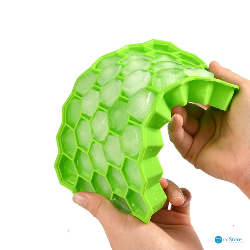 Силиконовая форма для льда CUMENSS Соты Green