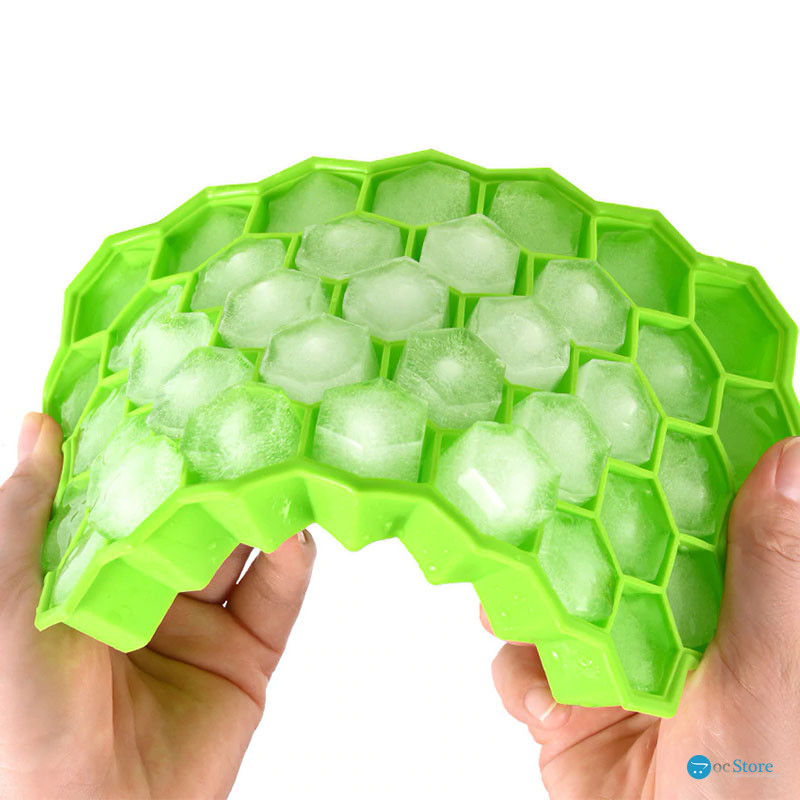Силиконовая форма для льда CUMENSS Соты Green