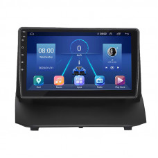 Штатная магнитола Lesko для Ford Fiesta Mk6 Рестайлинг 2012-2019 экран 9" 4/32Gb 4G Wi-Fi GPS Top