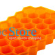 Силиконовая форма для льда CUMENSS Соты Orange